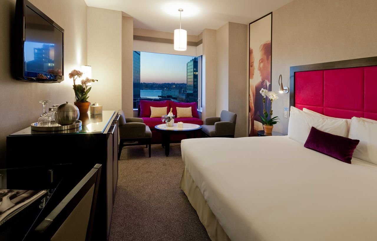 Gansevoort Meatpacking Hotel New York Exterior foto A room at the hotel