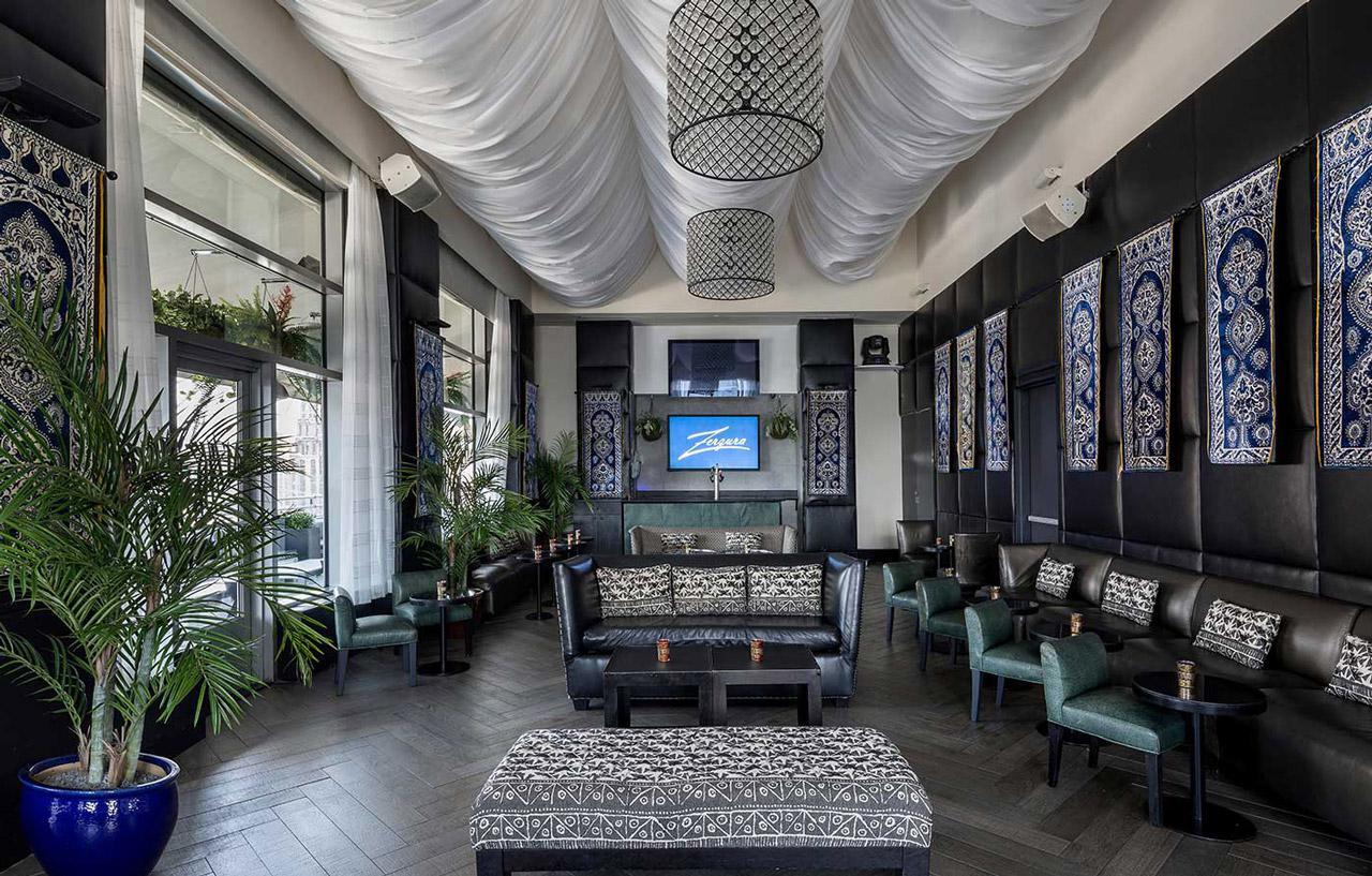 Gansevoort Meatpacking Hotel New York Exterior foto The interior of the restaurant